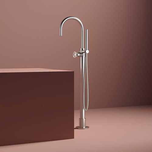 Badewannen-Einhebelmischer - CW177 - hotbath - bodenstehend / Messing / für Badezimmer