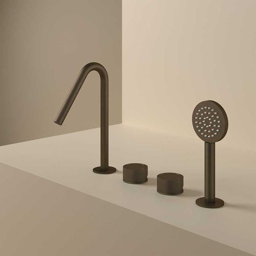Metallwannenset - GY073R - hotbath - im Bereich / modern / 4-Loch