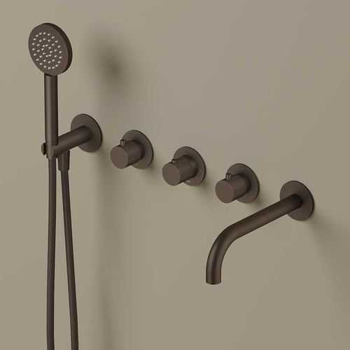Metallwannenset - GY7072R - hotbath - im Bereich / modern / 5-Loch