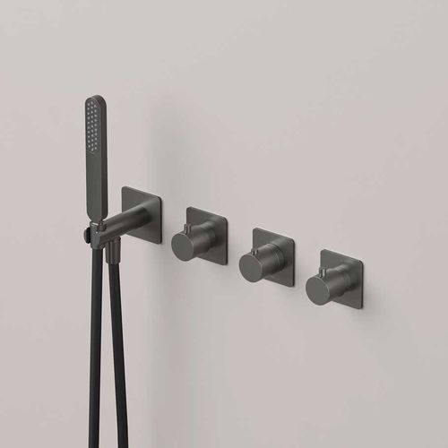 Badewannen-Einhebelmischer - GL7071 - hotbath - Einbau / thermostatisch / Messing