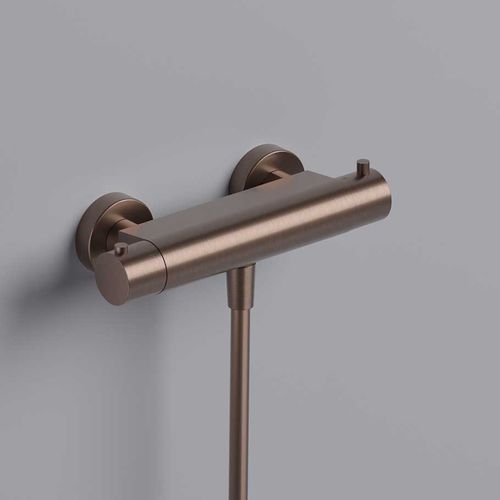 Einhebelmischer für Dusche - B008 - hotbath - wandmontiert / thermostatisch / Messing
