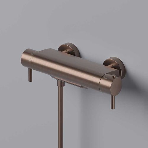 Einhebelmischer für Badewanne - B021 - hotbath - wandmontiert / thermostatisch / Messing