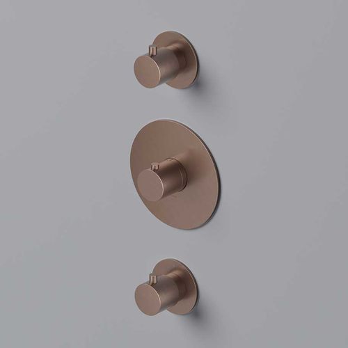 Einhebelmischer für Dusche - CB007 - hotbath - Einbau / thermostatisch / Messing