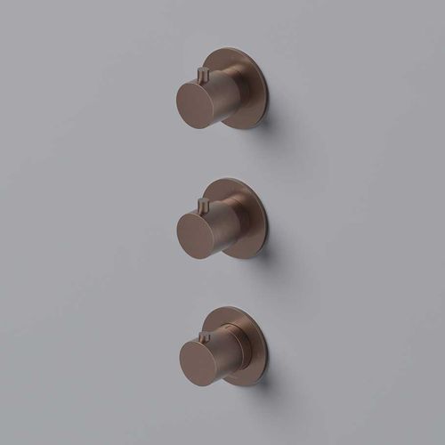 Einhebelmischer für Dusche - CB7066 - hotbath - Einbau / thermostatisch / Messing