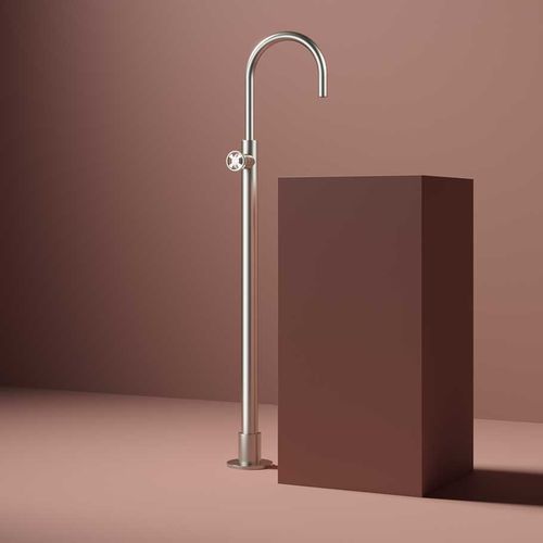 Einhebelmischer für Waschtisch - CW078W - hotbath - bodenstehend / Messing / für Badezimmer
