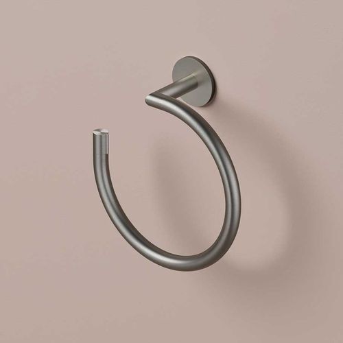 Ring-Handtuchhalter - GTA08 - hotbath - wandmontiert / gebürsteter Edelstahl