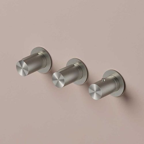 Einhebelmischer für Duschen - GT7066 - hotbath - Einbau / thermostatisch / gebürsteter Edelstahl