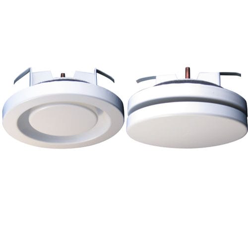 Lüftungsgitter / galvanisiertem Stahl - AEE - Paneir Ventilation - rund / weiß / verstellbar