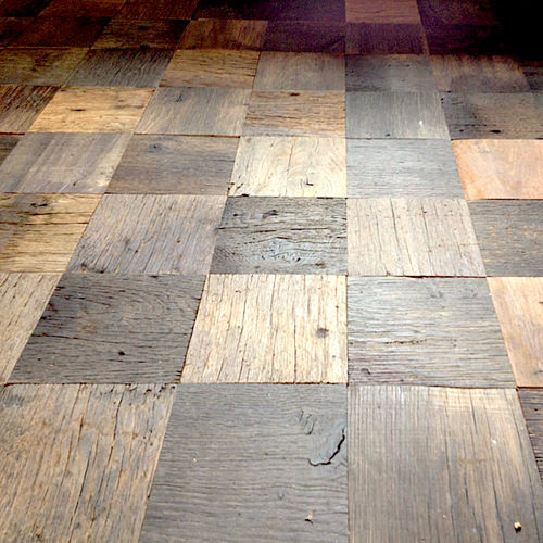 Fassadenverkleidung aus Lamellen - BAT040 - Bois Antique - Holz / in Naturoptik