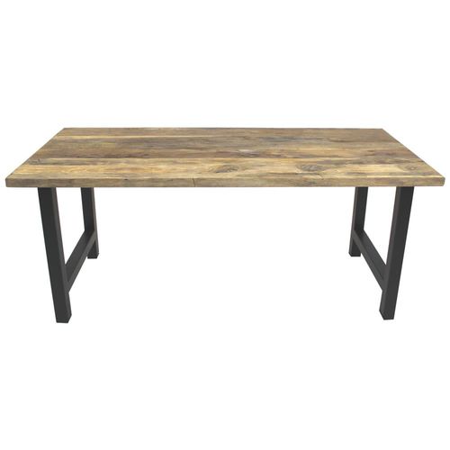 Moderner Tisch - TBA100 - Bois Antique - Eiche / Gestell aus Metall / rechteckig