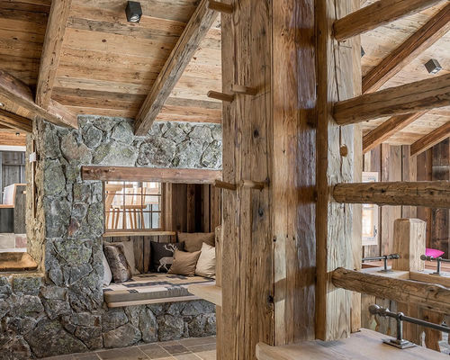 Holzträger - PVB100 - Bois Antique - rechteckig / Zimmerei