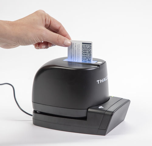 ID-Scanner / zum Aufstellen - CR5400i - Thales - Cybersecurity & Digital Identity - zur Identitätskontrolle / USB / Barcode-Leser