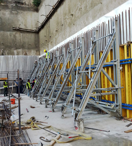 Modulschalung - Variant Factory Ltd - einhäuptig / galvanisiertem Stahl / für Wand