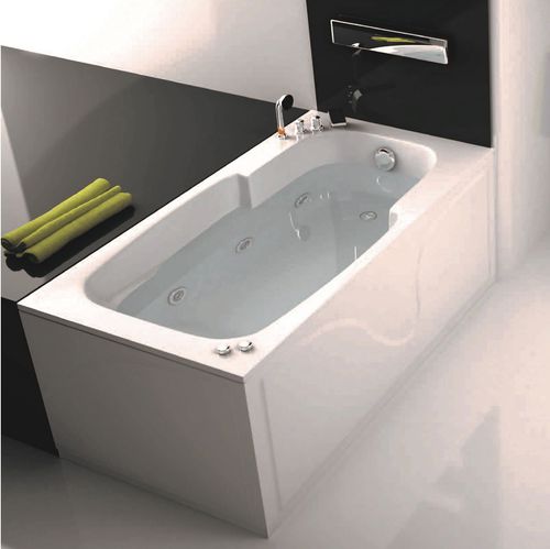 Freistehende Badewanne - EMILY - hydrobs - Holz / Acryl / Wassermassage