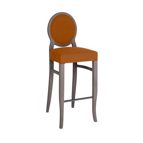 Moderner Barstuhl - A-ROUND SG01 - New Life Contract - für den Innenraum / Stoff / Leder