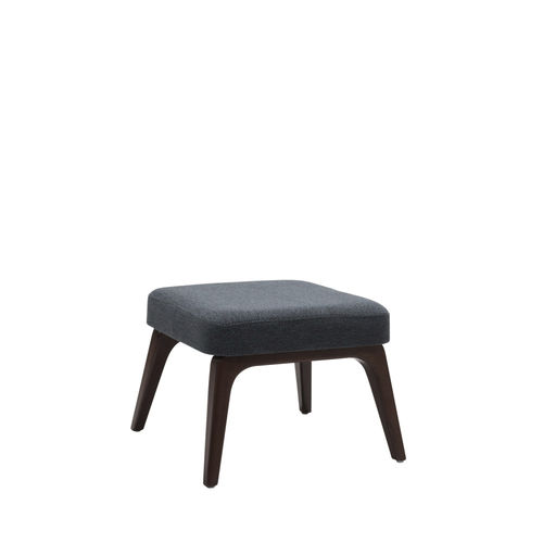 Moderner Hocker - VIVA PF01 - New Life Contract - Leder / Stoff / Gestell aus Holz