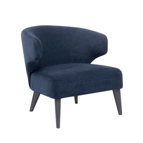 Moderner Sessel - BARBARA PL02 - New Life Contract - Stoff / Leder / mit Greenguard®-Ökolabel