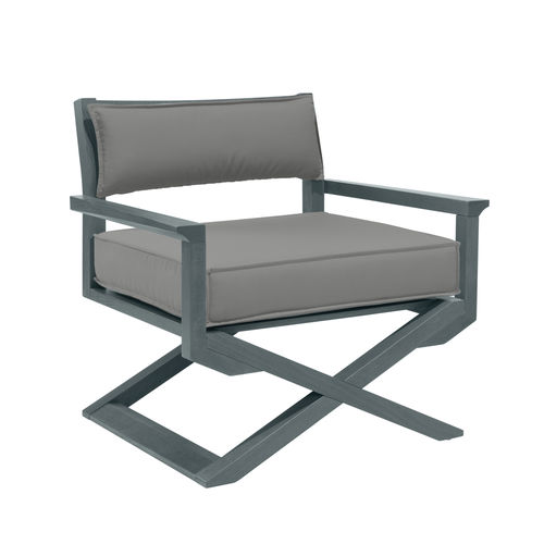 Moderner Sessel - DOLCEVITA PL01 - New Life Contract - Sunbrella® / Buche / Sperrholz