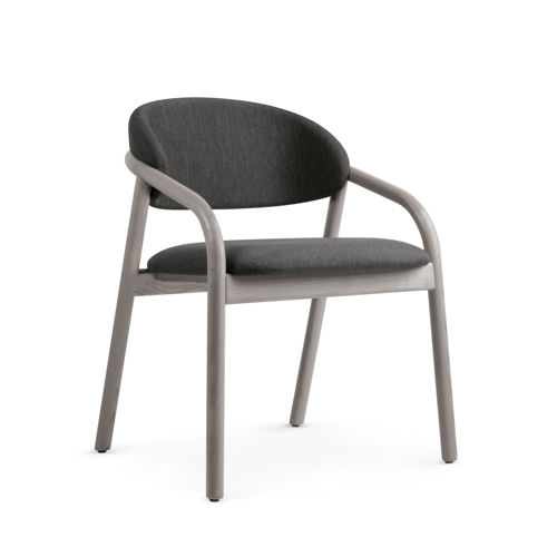 Moderner Sessel - ÈLIA PO01 - New Life Contract - Stoff / Leder / Holz