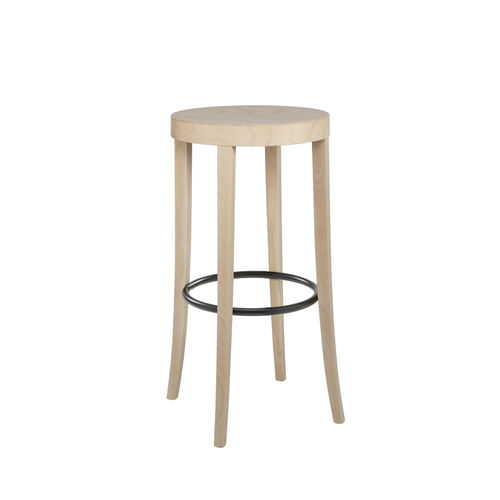 Moderner Barhocker - BACCO SG01A - New Life Contract - Buche / Gestell aus Metall / Gestell aus Holz