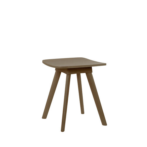 Moderner Hocker - TECLA PF02 - New Life Contract - Buche / Sperrholz / Gestell aus Buche