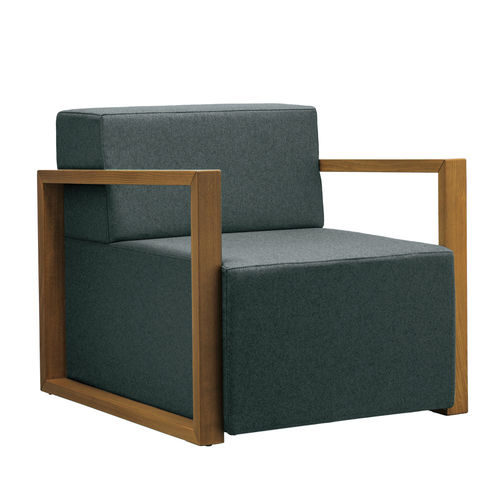 Moderner Sessel - QUADRA PL01 - New Life Contract - Stoff / Leder / Kunstleder