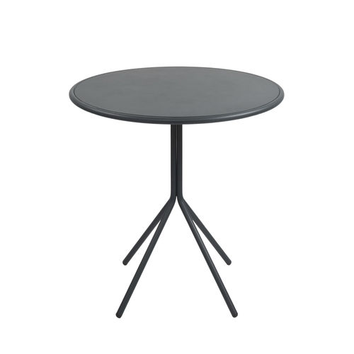Moderner Tisch - L'ALA TV01T - New Life Contract - Aluminium / Gestell aus Aluminium / rund