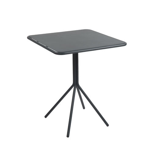 Moderner Tisch - L'ALA TV01Q - New Life Contract - Aluminium / Gestell aus Aluminium / quadratisch