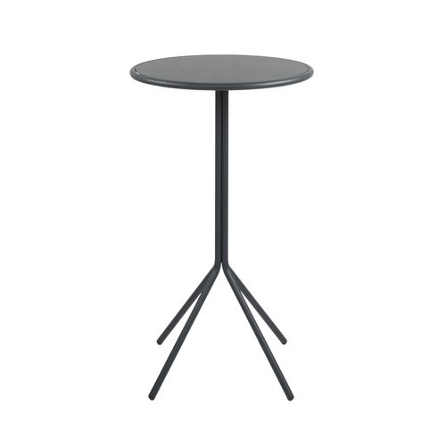 Moderner Stehtisch - L'ALA TV02T - New Life Contract - Aluminium / Gestell aus Aluminium / rund