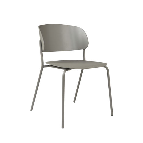 Moderner Stuhl - L'ALA SE01 - New Life Contract - für den Innenraum / für Außenbereich / Aluminium