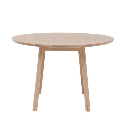 Moderner Tisch - ELIO TV01 - New Life Contract - Holz / Gestell aus Holz / rund
