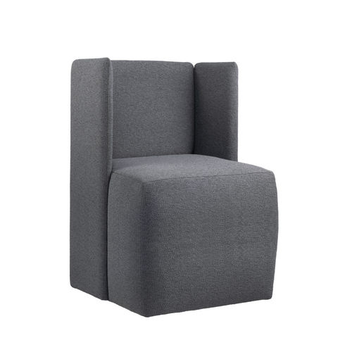 Moderner Sessel - POQ01S - New Life Contract - Stoff / aus recyceltem Material / Massivholz