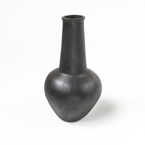 Klassische Vase - GIO - GOMMAIRE - Terrakotta / schwarz