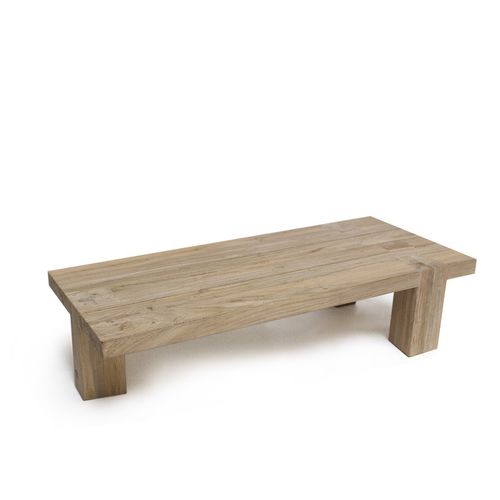 Moderner Couchtisch - DOVETAIL - GOMMAIRE - Teakholz / rechteckig / für Privatgebrauch