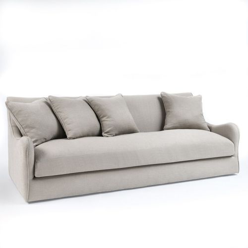 Modernes Sofa - BERNARD - GOMMAIRE - Stoff / beige / 3 Plätze