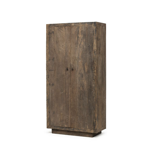 Vintage-Kleiderschrank - AMBROSE - GOMMAIRE - Holz / mit Schwingtür / braun