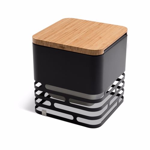 Moderner Hocker - CUBE - HÖFATS - Gestell aus Stahl / modular / quadratisch