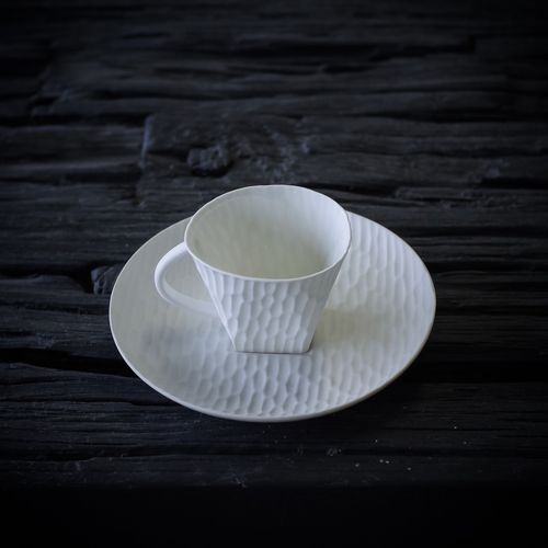 Limoges-Porzellan-Kaffeetasse - EMPREINTE - Jacques Pergay - für Restaurants