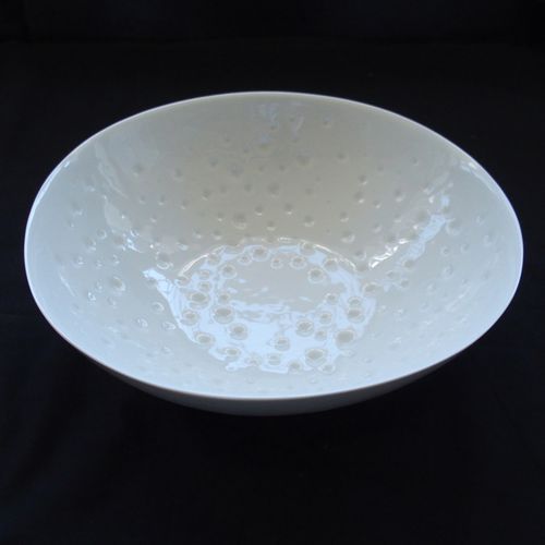 Limoges-Porzellan-Salatschüssel - CORAIL - Jacques Pergay