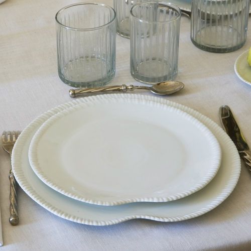Flache-Teller - MARINE - Jacques Pergay - Dessert / rund / Limoges-Porzellan