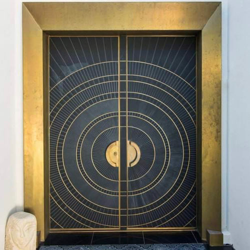 Eingangstür - LUXOR - REMO Security Doors - galvanisiertem Stahl / einflügelig / ohne Verglasung