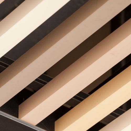 Metallzwischendecke - 30X100 BAFFLE - Tacer Ltd. - Lamellen / schalldämmend / flammenhemmend
