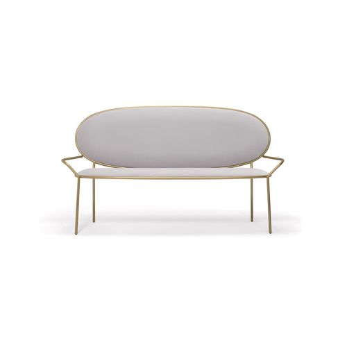 Moderne Polsterbank - STAY - Sé collections - Stoff / Leder / mit Rückenlehne