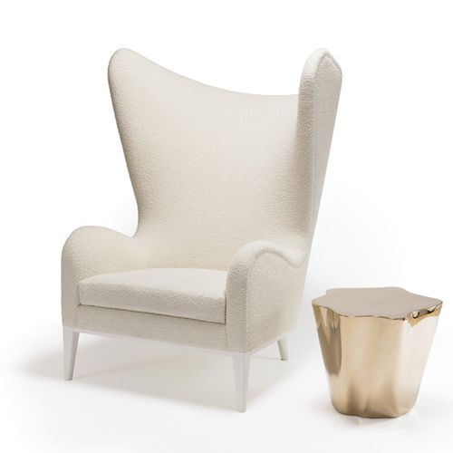 Klassischer Sessel - HAPPINESS - Sé collections - Leder / Stoff / Ohren