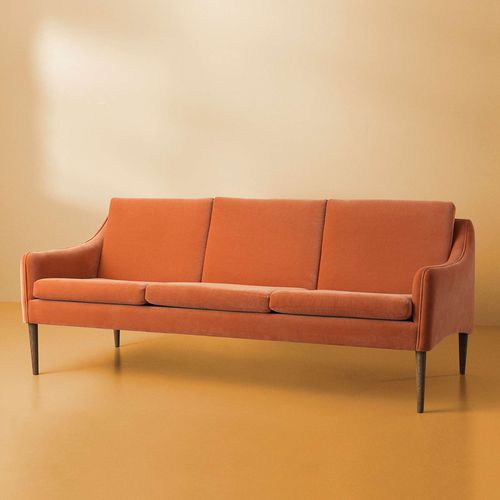 Klassisches Sofa - MR. OLSEN - Warm  Nordic - Leder / Polster / grau