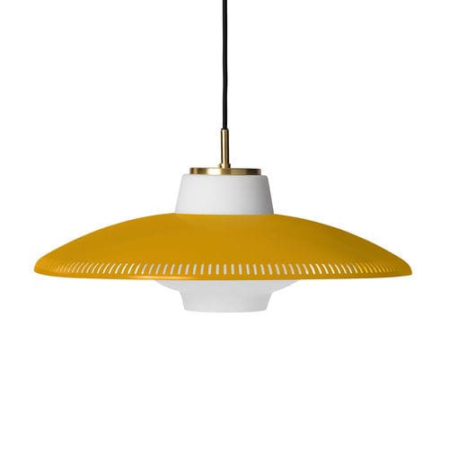 Hängelampe - OPAL SHADE - Warm  Nordic - lackiertes Aluminium / Opalglas / klassisch