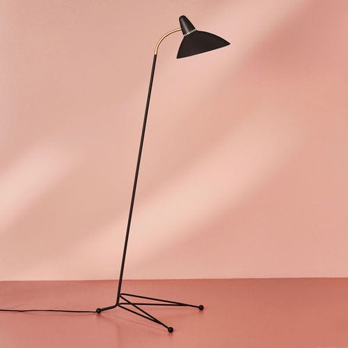 Bodenlampe - LIGHTSOME - Warm  Nordic - Messing / lackierter Stahl / klassisch