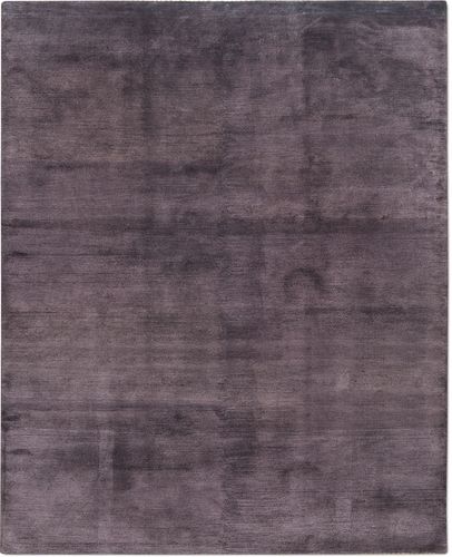 Moderner Teppich - LINES - Knots rugs - einfarbig / Seide / Tibetanische Wolle
