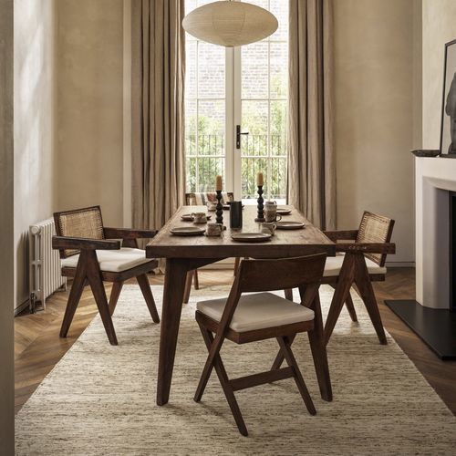 Moderner Teppich - MUGAR TUSHAR - Knots rugs - einfarbig / Seide / rechteckig