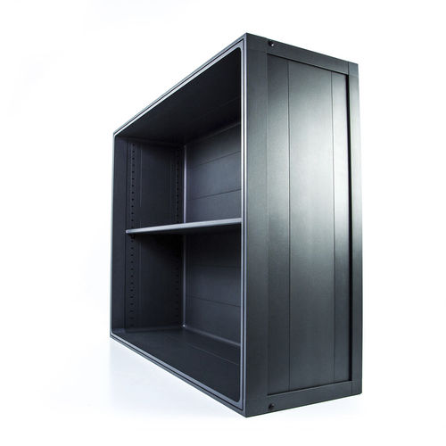 Wandmontiertes Regal - Alustil - modern / Holz / Aluminium
